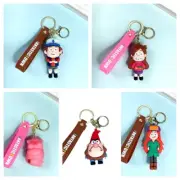 LOT 5 Gravity Falls Dipper Mabel Wendy Waddles Jeff Inspired Fan Vinyl Keychains