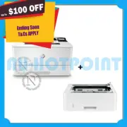 HP LaserJet Pro M404n Network Black & White Laser Printer +550-Sheet Tray Bundle