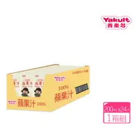 在飛比找momo購物網優惠-【Yakult 養樂多】100%蘋果汁(200ml*24入/