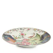 Mottahedeh Tobacco Leaf Rim Soup Plate