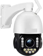 4K 8MP 30X Zoom WiFi PTZ Camera Outdoor Security PoE IP Camera Human/Vehicle Detect 2.4/5G WiFi Auto Tracking Speed Dome Cameras(A/U,4K WiFi PoE.64G Card)
