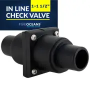 1-1 1/2-Inch Check Valve, Non-Return In-Line One Way Stepped Connection