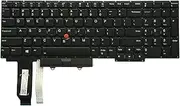 Intendvision Replacement US Keyboard for Lenovo ThinkPad E15 2019 Year / E15 Gen 2 / E15 Gen 3 Laptop Black No Frame (Backlight)