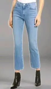 NWT EDWIN Women Cassia Mini Boot Cut Denim Jeans Blue Sz 29 Stretch Cotton Pants