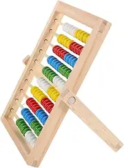 Abaodam Wooden Abacus Toy Kids Math Calculator Educational Counting Blocks Learning Toy