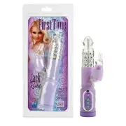 First Time Jack Rabbit Purple Vibrator Bunny Vibe Stimulator
