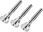 STARTIST Trumpet Mouthpiece Replacement Trumpet Accessories Music Parts Musical Instruments for Beginners Homes Bar Concert Schools, Silver