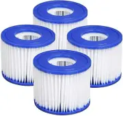 4x For Bestway Lazy Lay-Z Spa Filter VI Cartridge, Hot Tub Spa Swimming Pool