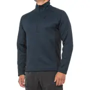 Spyder Outbound Zip Neck Fleece Sweater Jacket Blue Black Mens Medium NEW $99