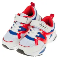 在飛比找momo購物網優惠-【不敗流行款】經典藍紅白透氣兒童運動鞋(T9V528M)