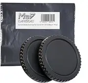MaD Cameras 2x Camera Body Dust Cap for Canon EOS EF/EF-S Mount Camera such as 1100D 1200D 1300D 2000D 4000D 250D 850D etc.