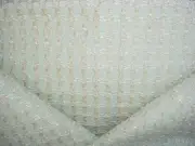 1-7/8Y DONGHIA RUBELLI AQUA SILVER EMBROIDERED JACQUARD UPHOLSTERY FABRIC