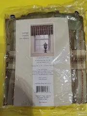 1 Vintage HOME by Target Window Valance 60" x 18" Grand Plaid Beige