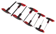 NEW MINTCRAFT 8 PC DELUXE T HANDLE SAE BALL END HEX ALLEN WRENCH SET 9391749