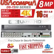 Hikvision DS-7216HUHI-K2 / F 2-3 DAY DELIVERY 16CH (NO HDD) 8MP HD-TVI+4CH IP
