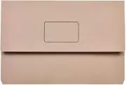 4004007 Slimpick Foolscap Document Wallet (Buff)