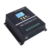 100A 12V 24V 36V 48V MPPT Solar Controller Solar Panel Regulator LCD