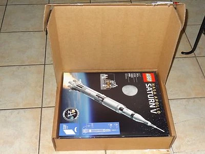 BRAND NEW LEGO Ideas NASA Apollo Saturn V 21309 Building Kit - Ships in Box