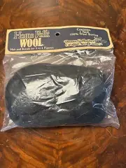 1 Pack HOME FOLK WOOL Black DOLL HAIR NEW 100% ROVING WOOL DONNA GALLAGHER USA
