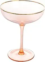 1Pc Elegant Pink Cocktail Glass Stylish Drinkware for Parties Weddings and Events Multi Purpose Wine Goblet for Mojitos Martinis and More Unique Glassware Idea