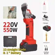Recharge Sheep Goat Shearing Machine & Battery Wool Shear Cutter Scissor Clipper