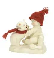 Department 56 Snowbabies Groom Go Cat Porcelain Figurine Bisque/Cream NIB