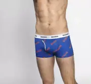 Bonds Mens E67 Retro Bonds Diagonal Blue Print GuyFront Trunk Brief Size M New