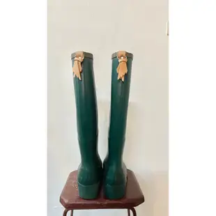 鞋⇛法國Aigle超柔軟橡膠雨靴 絕版綠色（Aigle Rubber Rain Boots）