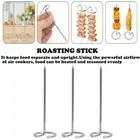 20pcs Hanging Flat Grill BBQ Tool Stainless Steel Vertical Grill Skewers _ga