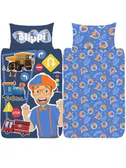 Blippi Duvet Cover and Pillowcase Set Single