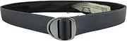 [Bison] Designs Crescent Money 38mm USA Made Gunmetal Buckle Travel Belt
