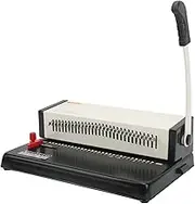 Multifunctional Loose Leaf Hole Punch Desktop Paper Punching Binding Tool 9.5mm Pitch for Offices Homes Print Shops