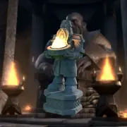Dwarf Statue LED Terrain Dungeons and Dragons Moonshine Miniatures