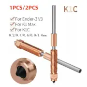 0.2mm-1.0mm K1C Nozzle Quick-Swap Nozzles for Ender-3 V3 K1C K1 Max 3D Printer