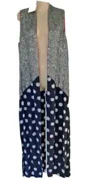Sass & Bide, Beaded Robes, Size 8 Top, New With Tags