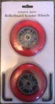 NEW Sharper Image Rollerboard Scooter Wheels Red w/ 2 Allen Wrenches GT902-RED