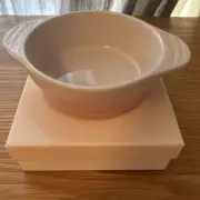 LE CREUSET Soup Cup, White & Pink