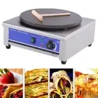 Electric Crepe Maker Commercial Pancake Making Machine Round Crepe Griddle 1500W