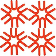 HYTROVE 100pcs U Shape Tile Grout Spacers for Leveling Ceramic Tiles Precision Flooring Wedges for Easy Installation and Alignment