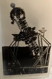 1937 unused postcard Zeiss Planetarium Griffith Observatory Los Angeles