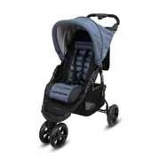 Veebee Navigator Stroller 3-Wheel Pram for Newborns to Toddlers - Glacier