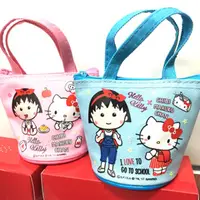 在飛比找PChome24h購物優惠-小丸子X HELLO KITTY_手提零錢包