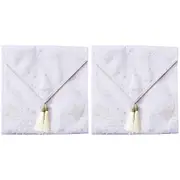 2PK LVD Polyester Table Runner Christmas Sayings Home/Kitchen Decor 180x33cm