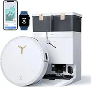ECOVACS DEEBOT T50 MAX PRO Omni Robot Vacuum and Mop, 18500Pa Suction, 18mm Auto-Lift, ZeroTangle &TruEdge 2.0, AIVI 3.0 Obstacle Avoidance, Auto Hot Water Mop Wash/Dry/Refill, Self-Emptying
