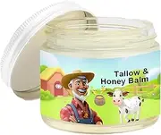 Tallow Honey Balm, Beef Tallow for Skin, Handmade All,Natural Formula,Hydrated Skin (1pc)