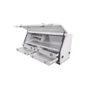 SP Tools 1350mm Wide Truck Box - Off Road Series Heavy Duty 4 Drawer White