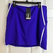 Adidas Climacool Stretch Golf Skirt Skort Women's Size 10 Blue & White
