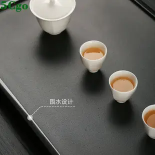 5Cgo 含稅家用烏金石茶盤現代整塊石頭茶臺排水式簡約陽臺茶海80×35×3cm t649399717875