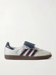 [adidas Originals] adidas Originals - Samba Og Mesh, Suede And Leather Sneakers - White - UK 9 UK 9 White