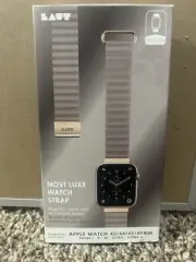 LAUT Novi Luxe Watch Strap Apple Watch 42-49MM Beige, Series 1-9 | SE | Ultra/2
